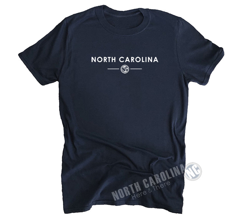 State with Double Circle Below - Name Below - Custom - T-Shirt - Youth