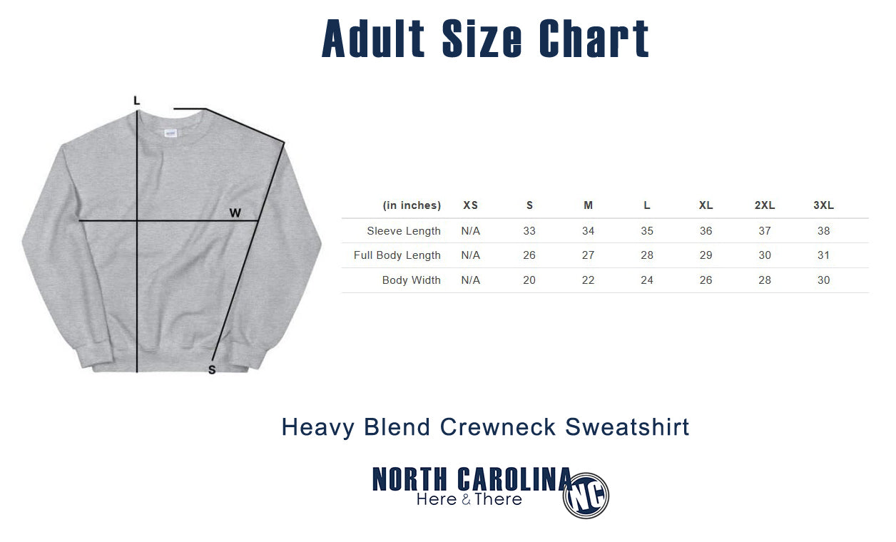 City and State - Sea Turtle - Crewneck Sweatshirt - Embroidery