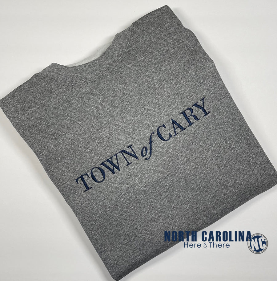 Town of Cary - Crewneck Sweatshirt - Embroidery